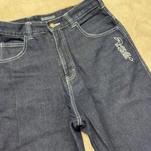 Vintage P. Miller Jeans Boy 18 Streetwear Shorties Y2K 90s Skater Baggy Wide Leg